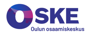 Logo, jossa lukee OSKE Oulun osaamiskeskus
