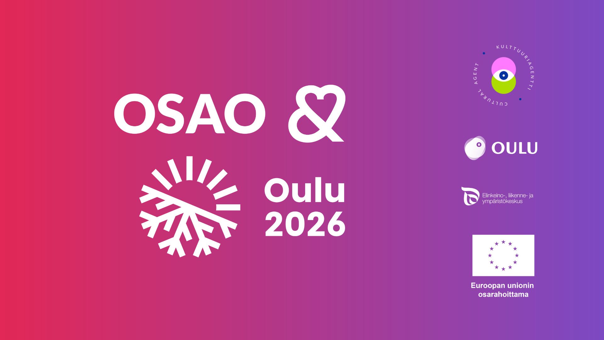 OSAO & Vuosi vaihtuu: Oulu2026